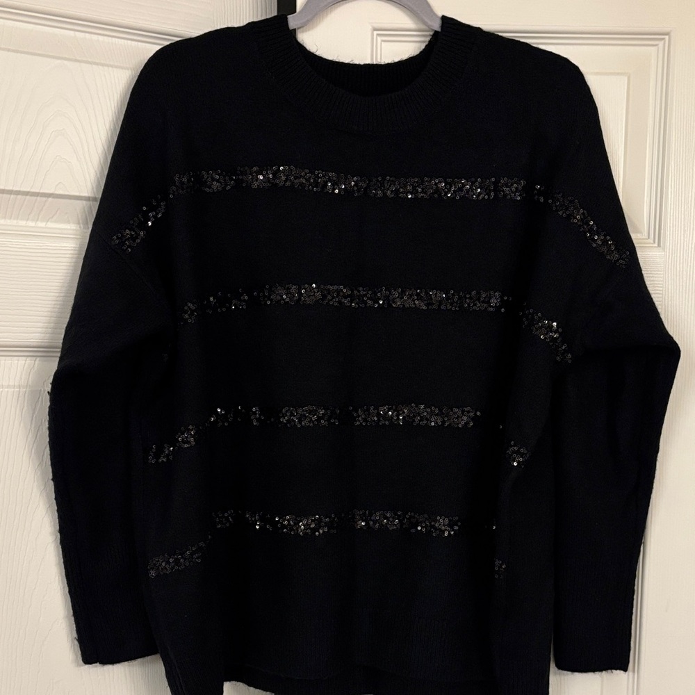 Vince Camuto Black Knit Sweater